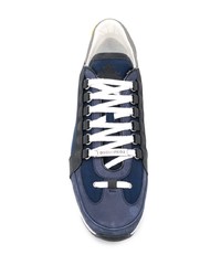 Chaussures de sport bleu marine et blanc DSQUARED2