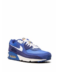 Chaussures de sport bleu marine et blanc Nike