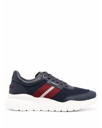 Chaussures de sport bleu marine et blanc Bally