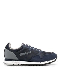 Chaussures de sport bleu marine et blanc Blauer