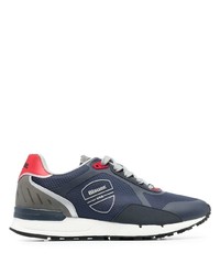 Chaussures de sport bleu marine et blanc Blauer