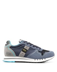 Chaussures de sport bleu marine et blanc Blauer