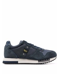 Chaussures de sport bleu marine et blanc Blauer