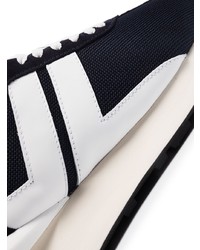 Chaussures de sport bleu marine et blanc Lanvin