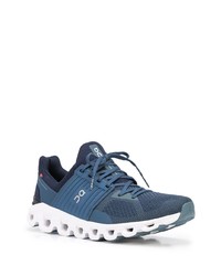 Chaussures de sport bleu marine et blanc ON Running