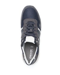 Chaussures de sport bleu marine et blanc Geox