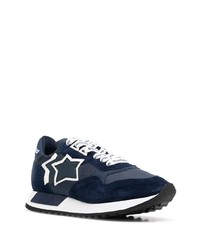 Chaussures de sport bleu marine et blanc atlantic stars