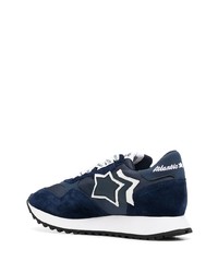 Chaussures de sport bleu marine et blanc atlantic stars