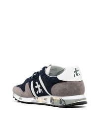 Chaussures de sport bleu marine et blanc Premiata