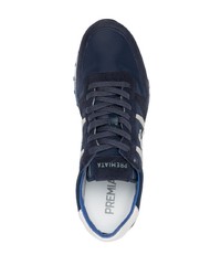 Chaussures de sport bleu marine et blanc Premiata