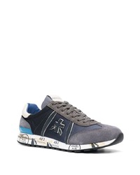 Chaussures de sport bleu marine et blanc Premiata