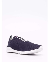 Chaussures de sport bleu marine et blanc Kiton