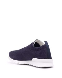 Chaussures de sport bleu marine et blanc Kiton