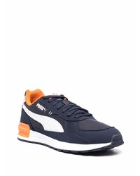 Chaussures de sport bleu marine et blanc Puma