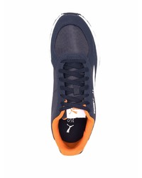 Chaussures de sport bleu marine et blanc Puma