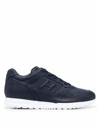 Chaussures de sport bleu marine et blanc Hogan