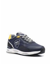 Chaussures de sport bleu marine et blanc Blauer