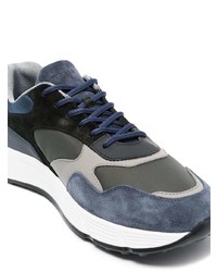 Chaussures de sport bleu marine et blanc Hogan