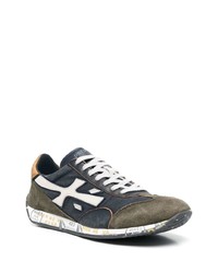 Chaussures de sport bleu marine et blanc Premiata