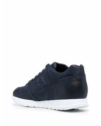 Chaussures de sport bleu marine et blanc Hogan