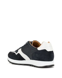 Chaussures de sport bleu marine et blanc Magnanni