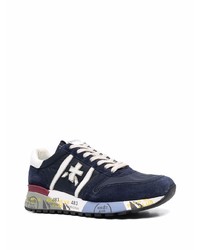 Chaussures de sport bleu marine et blanc Premiata