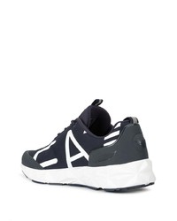 Chaussures de sport bleu marine et blanc Ea7 Emporio Armani