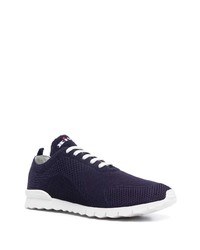 Chaussures de sport bleu marine et blanc Kiton