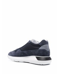 Chaussures de sport bleu marine et blanc Hogan