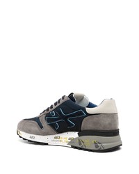 Chaussures de sport bleu marine et blanc Premiata