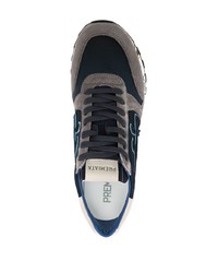 Chaussures de sport bleu marine et blanc Premiata