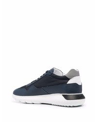 Chaussures de sport bleu marine et blanc Hogan