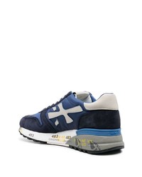 Chaussures de sport bleu marine et blanc Premiata