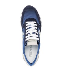 Chaussures de sport bleu marine et blanc Premiata