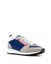 Chaussures de sport bleu marine et blanc DSQUARED2