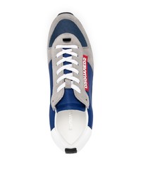 Chaussures de sport bleu marine et blanc DSQUARED2