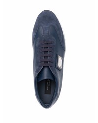 Chaussures de sport bleu marine et blanc Philipp Plein