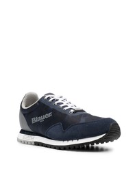 Chaussures de sport bleu marine et blanc Blauer