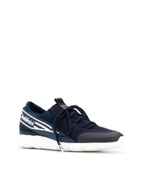 Chaussures de sport bleu marine et blanc Baldinini