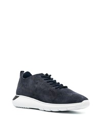 Chaussures de sport bleu marine et blanc Hogan