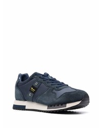 Chaussures de sport bleu marine et blanc Blauer