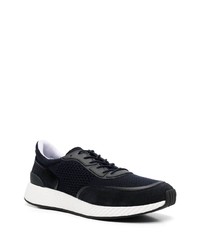 Chaussures de sport bleu marine et blanc Zegna