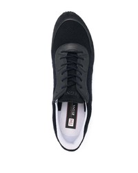 Chaussures de sport bleu marine et blanc Zegna