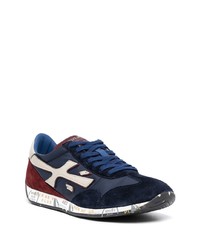 Chaussures de sport bleu marine et blanc Premiata