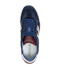 Chaussures de sport bleu marine et blanc Premiata