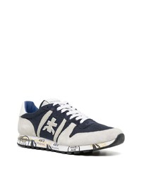 Chaussures de sport bleu marine et blanc Premiata