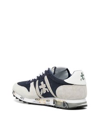 Chaussures de sport bleu marine et blanc Premiata