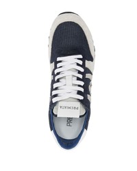 Chaussures de sport bleu marine et blanc Premiata