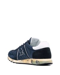 Chaussures de sport bleu marine et blanc Premiata