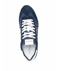 Chaussures de sport bleu marine et blanc Premiata